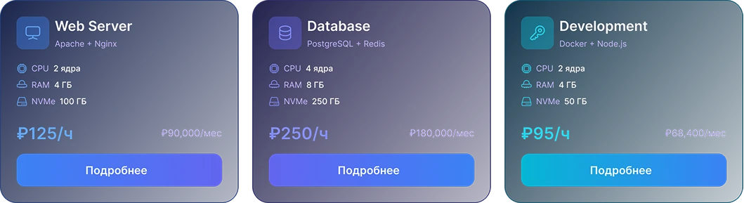 Trigger Cloud service cards